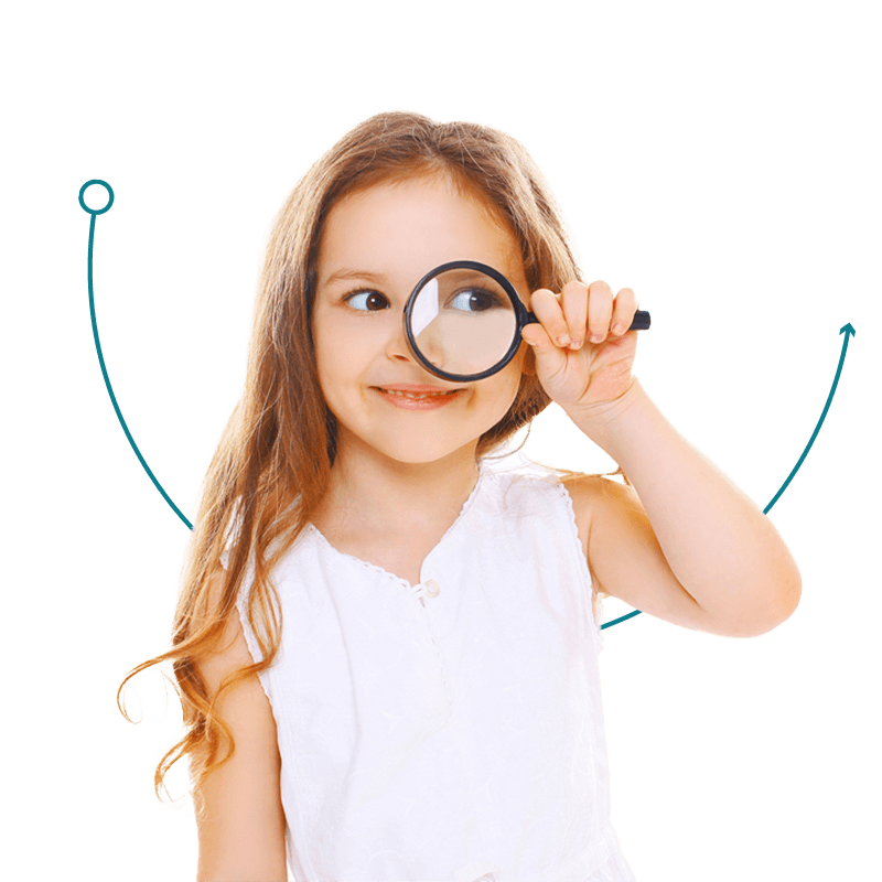 young-girl-with-magnifying-glass