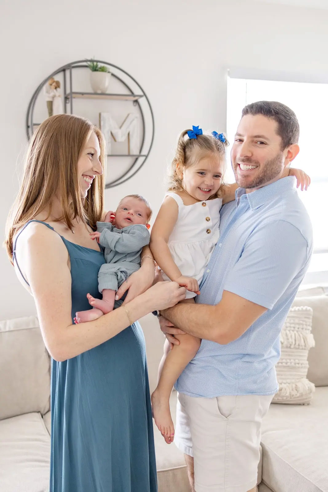 Dr Jonathan Murray Orthodontist in Palm Beach County with his Family