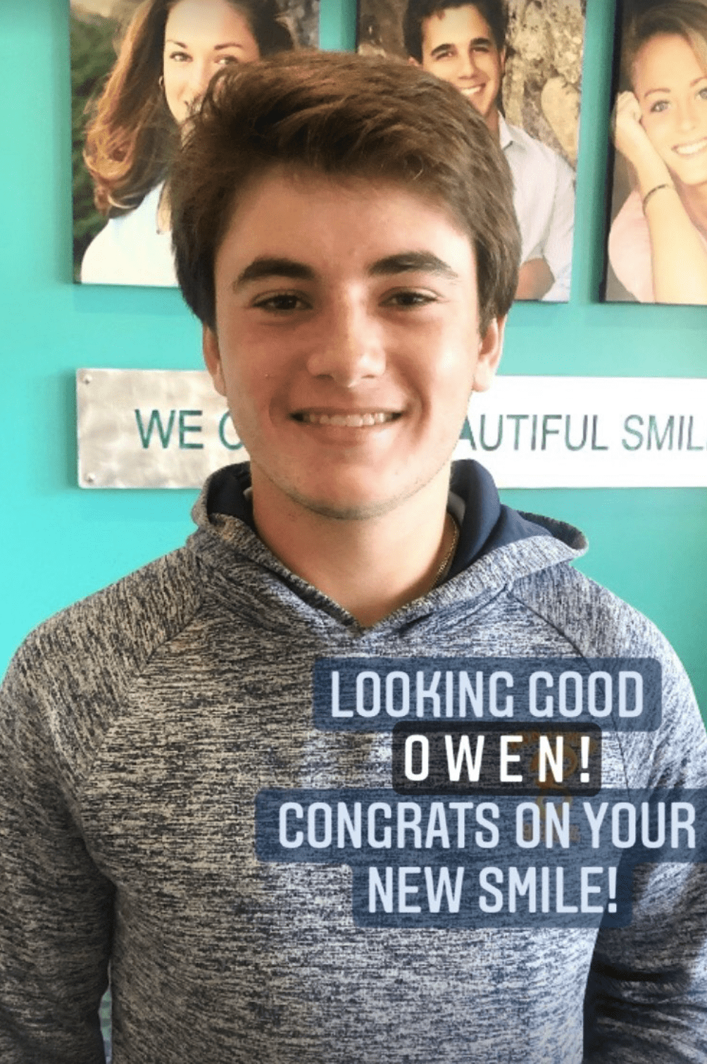 Smiling teen orthodontic patient after treatment at Murray Orthodontics in Palm Beach Gardens